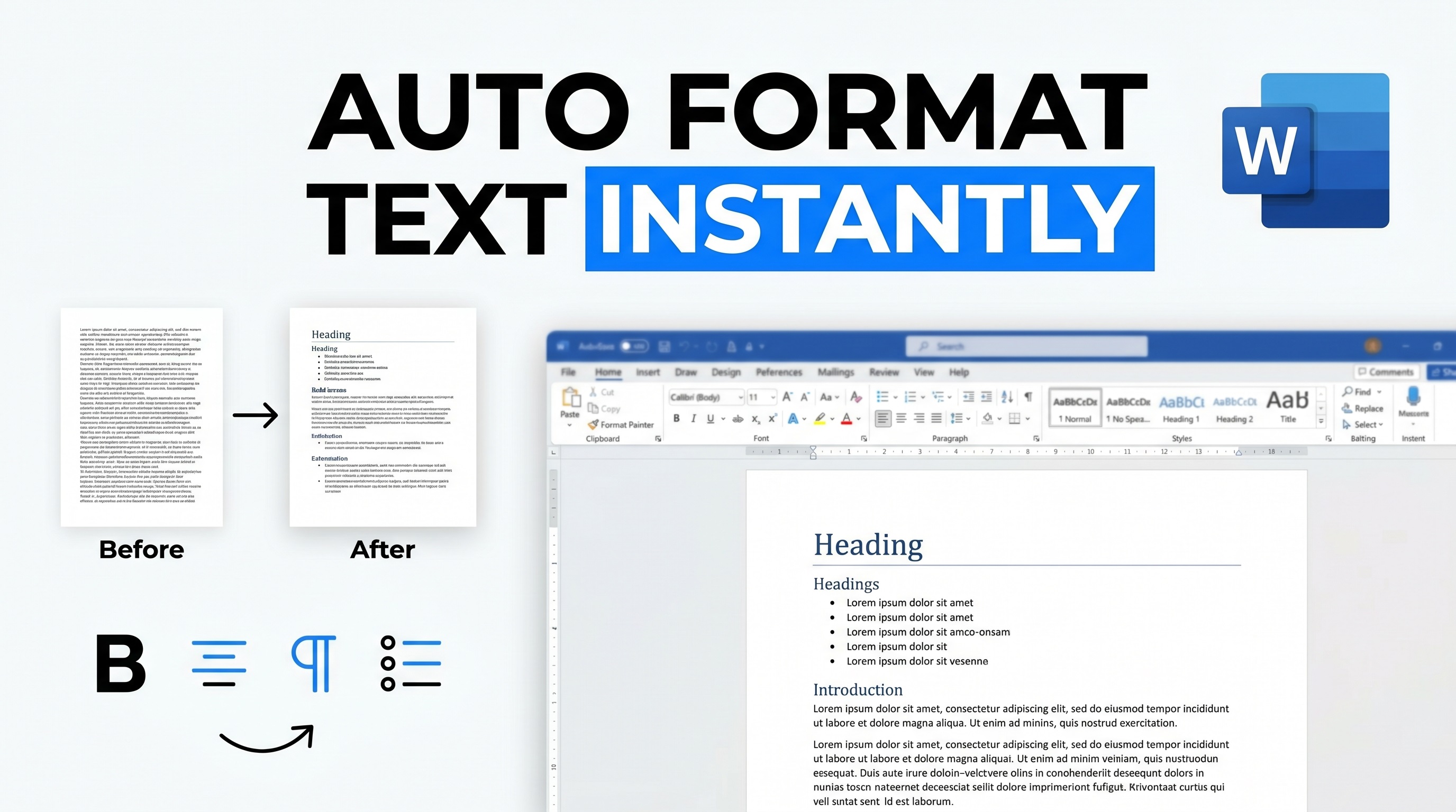 Blog 02 - Auto Format Text Instantly In MS Word