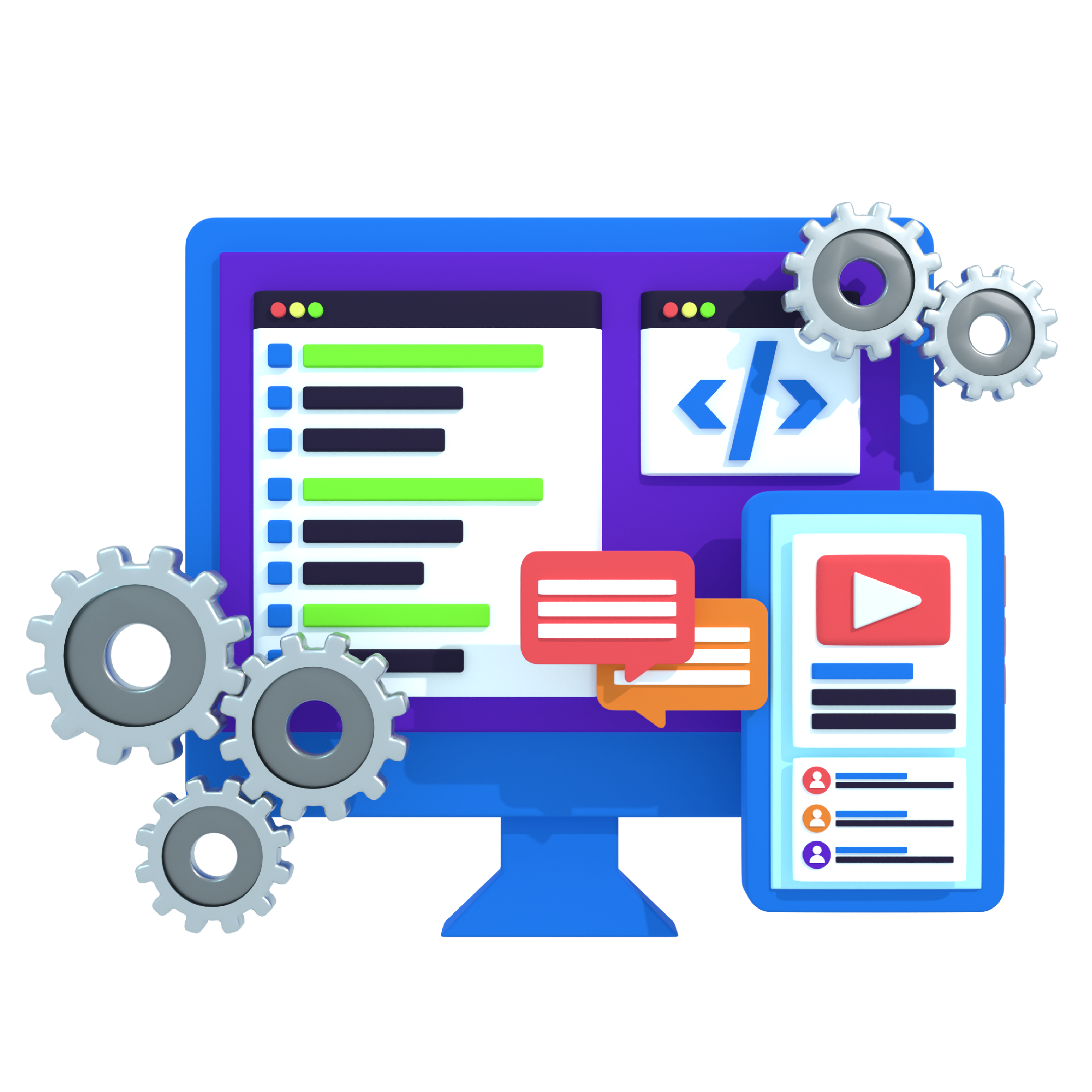 Sales System Illustration